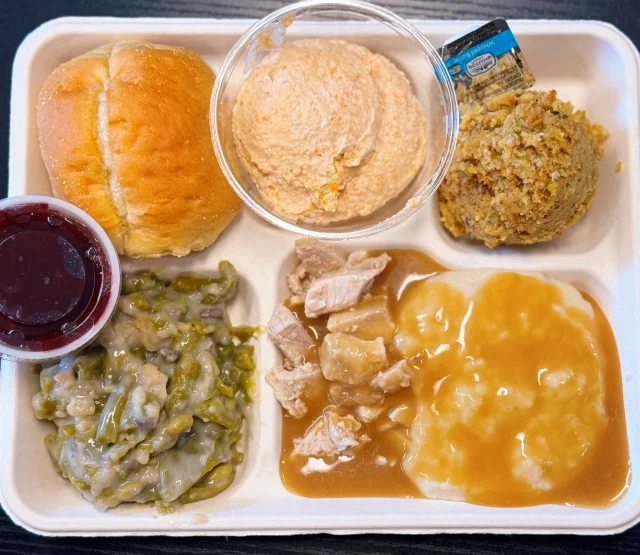 Today, our students are enjoying a delicious Thanksgiving lunch prepared with love by our incredible childhood nutrition team! These hardworking individuals go above and beyond every day to ensure our Rockets are fueled and ready to learn. 💙

🍽️ Did you know? All of our students eat FREE every day, thanks to our commitment to eliminating hunger and ensuring every student has the energy they need to thrive in the classroom.

✨ Studies show that students who eat nutritious meals perform better academically, stay more focused, and feel more connected at school. When hunger is off the table, possibilities are endless!